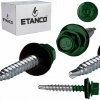 Samorezné skrutky farmárske Etanco 4,8 x 35 mm, 250 kusov, zelené