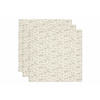 Jollein Pleny 3 ks 70x70 cm Animals Olive Green