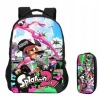 Nastaviť 2 ks batoh ceruzky puzdro 3D SPLATOON 2 (Nastaviť 2 ks batoh ceruzky puzdro 3D SPLATOON 2)
