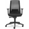 LD Seating Kancelářská stolička LOOK 270-AT, posuv sedáku, černá skladová