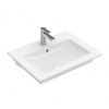 Villeroy & Boch Venticello - Umývadlo nábytkové 65x50 cm, s prepadom, otvor na batériu, CeramicPlus, alpská biela 4124G6R1