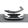Maxton Design spoiler pod přední nárazník ver.4 pro Ford Fiesta ST Mk7 Facelift, černý lesklý plast ABS SLEVA 5%