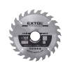 EXTOL PREMIUM kotouč pilový s SK plátky, O 160x2,6x30mm, 24T