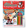 FONI-BOOK Hravé Vianoce,súbor maľovaniek,pracovných zošitov, +250nálepiek