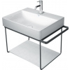 Duravit DuraSquare - Kovový závesný podstavec pre umývadlo 235360, matná čierna 0031024600