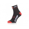 CTM Ponožky CTM XC, čierna/červená, 38-42 180,356 43-47 180,357 (180,356 180,357)