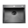 Vevor Kuchynský vkladaný drez 55 cm, jednokomorový, 304 nerez, čierny QRSSCTSPDC553X2FZV0