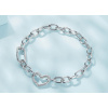 For Silver Retiazkový náramok Srdce - Striebro 925