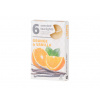 Admit Tea Lights Orange-Vanilla 6 ks
