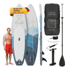 Capital Sports Lanikai Cruiser 9.8, nafukovací paddelboard, súprava so SUP doskou, 305 × 77 × 10 (WTR1-LaniCru9.8g/w)