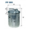 Palivový filter FILTRON (cross-ref.: ST6095) (MANN WK823/2 | MAHLE KL494 | FILTRON PP986)