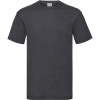 Fruit of the Loom Tričko Valueweight T, krátký rukáv, pánské COT161036t3702-dark heathe M Melír šedá tmavá