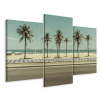 Obrázok 3-diely Retro Brazília Palm Beach 90x60 (Obrázok 3-diely Retro Brazília Palm Beach 90x60)