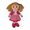 Sparkys Panenka hadrová - 30 cm - růžové šatičky