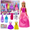 LEAN TOYS Anlily Doll Fashion Collection Súprava šiat Doplnky 17 ks.