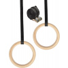 Gymnastické kruhy VIRTUFIT Wooden Gym Rings
