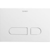 Duravit DuraSystem splachovacie tlačidlo do toalety biela WD5001011000