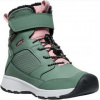 KEEN SKUA WINTER WP K dark forest/rose elegance US 11 / EU 29,0 / UK 10 / 18 cm; Zelená dětská obuv
