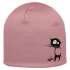RDX Dievčenské funkčné čiapky s fleecom Picowinter Mačka ružová Veľ. 3