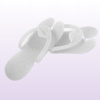 Šľapky Žabky Jednorazové penové papuče bielej farby na pedikúru, 10 párov