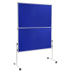 Legamaster Moderačná tabuľa plstená 150x120 cm ECONOMY modrá
