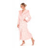 Dámsky župan Flora s kapucňou 3956 3053 pink pearl - Vestis XL