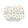 Balón pastel 30 cm - STARS - MEDIUM - biely + hviezdy