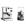 Rancilio Silvia BC, white + Eureka Mignon Specialita, NX black