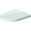 DURAVIT ME by Starck WC sedadlo bez sklápacej automatiky, tvrdé z Duroplastu, biela, 0020010000