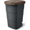 Prosperplast Wheeler 90 l antracit s hnedým vekom NBWB90-7589C