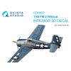 FM-2 Wildcat 3D-Printed & coloured Interior on decal paper (Hobby Boss)