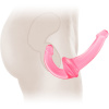 SCALA STRAP ON BEZ PÁSŮ - DVA PENISY DO VAGÍNY A ANÁLU DVOJITÉ DILDO 2V1 – 77133762