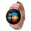 Garett Electronics Garett Smartwatch Verona zlatá, růžový řemínek VERONA_GOLD_PINK_LEATHER