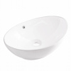 Umývadlo na dosku oválne AquaUno MAYA biele