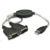 MANHATTAN prevodník z USB na 2x sériový port (USB AM/DB9M(2), RS232) 174947 Manhattan