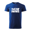 Sablio Tričko s potlačou Fortnite Team 2 - modré 5XL