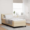 zahrada-XL Posteľ boxspring s matracom s matracmi Krémová 100 x 200 cm 3341158