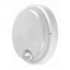 Rabalux Biele fasádne LED svietidlo s pohybovým čidlom Lonato 18W IP65 77214