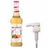 Barmanský sirup na nápoje MONIN Amaretto 700 ml + Pumpička