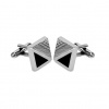 Knoflickarna.CZCufflinks with stone and pattern0076
