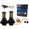 2v1 DENNÉ svetlá a LED SMEROVKY DRL P21W