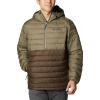 Columbia POWDER LITE ANORAK hnedá,kaki,čierna Pánska bunda L