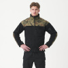 Fleecová bunda Infantry Duty, Helikon, Black / PL Woodland, 3XL