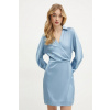 Šaty Guess TANYA mini, priliehavé, W4YK69 WF1T2 W4YK69.WF1T2 modrá M
