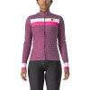 Castelli Volare W LS, Cyclamen/ Pink fluo Veľkosť: XS Dámsky zateplený dres s dlhým rukávom
