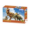 Puzzle 3D - Tyrannosaurus Rex VS Triceratops