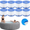 Čerpadlo, filter na bazén - 8x Typ VI Filter VI Náhradné kúpele pre Bestway Long Efficient Set (8x Typ VI Filter VI Náhradné kúpele pre Bestway Long Efficient Set)