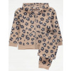 Teplaková súprava - George Children's Tracksuit Veľkosť 116 béžová, hnedá, čierna (Stitch Tracksuit Pants Hoodie Colors Nové)