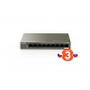 Tenda TEF1109P-8-63W PoE AT switch 8x PoE 802.3af/at, 9x 100Mb/s, PoE+ celkom 58W, fanless (75011014)