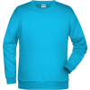 James & Nicholson Mikina JN 794, pánská COT02079444005-turquoise 2XL Tyrkysová